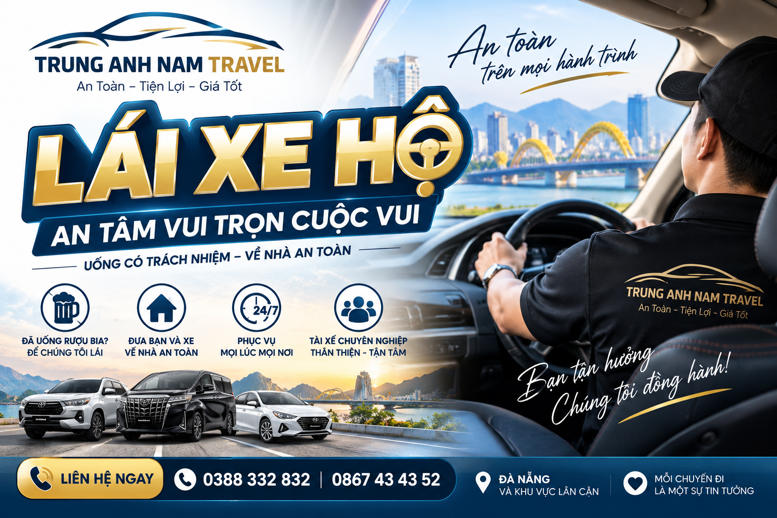 Dịch Vụ Lái Xe Hộ Đà Nẵng | Quảng Thuận Travel